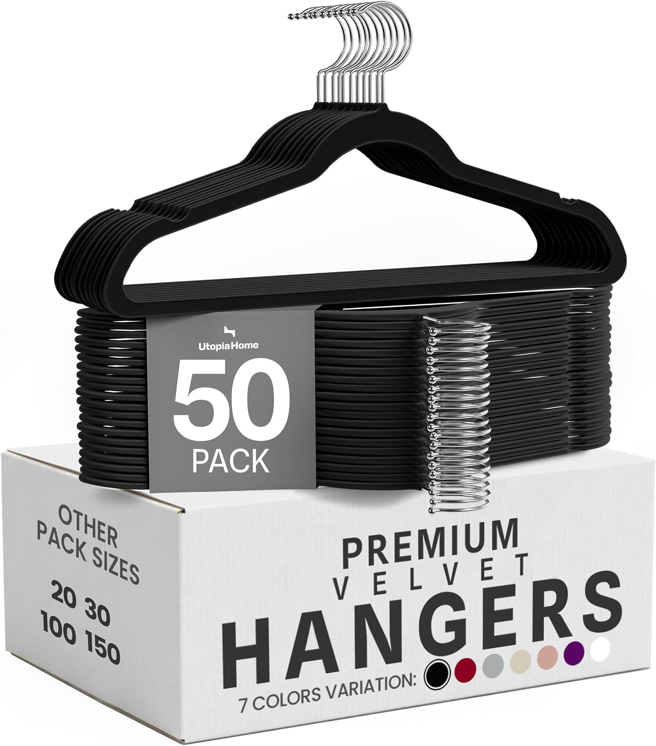 Amazon Basics Velvet Clothes Hangers