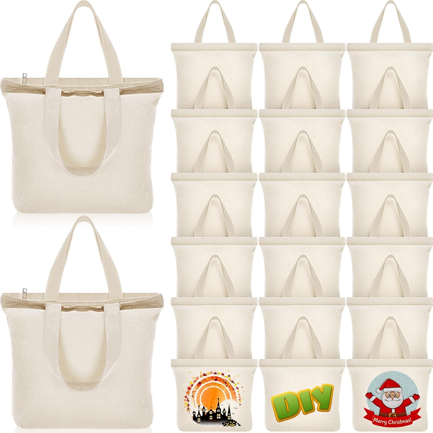 Amazon Essentials Canvas Totes