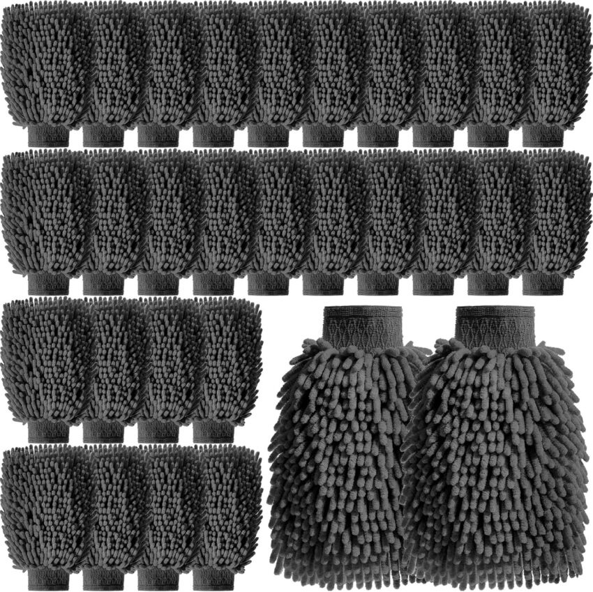Amazon Basics Microfiber Wash Mitts