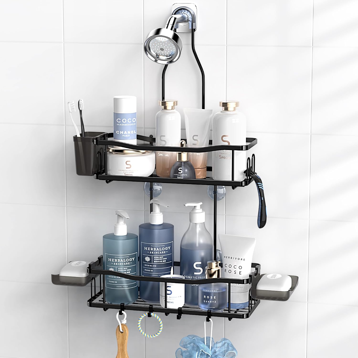 Amazon Basics Mesh Shower Caddies
