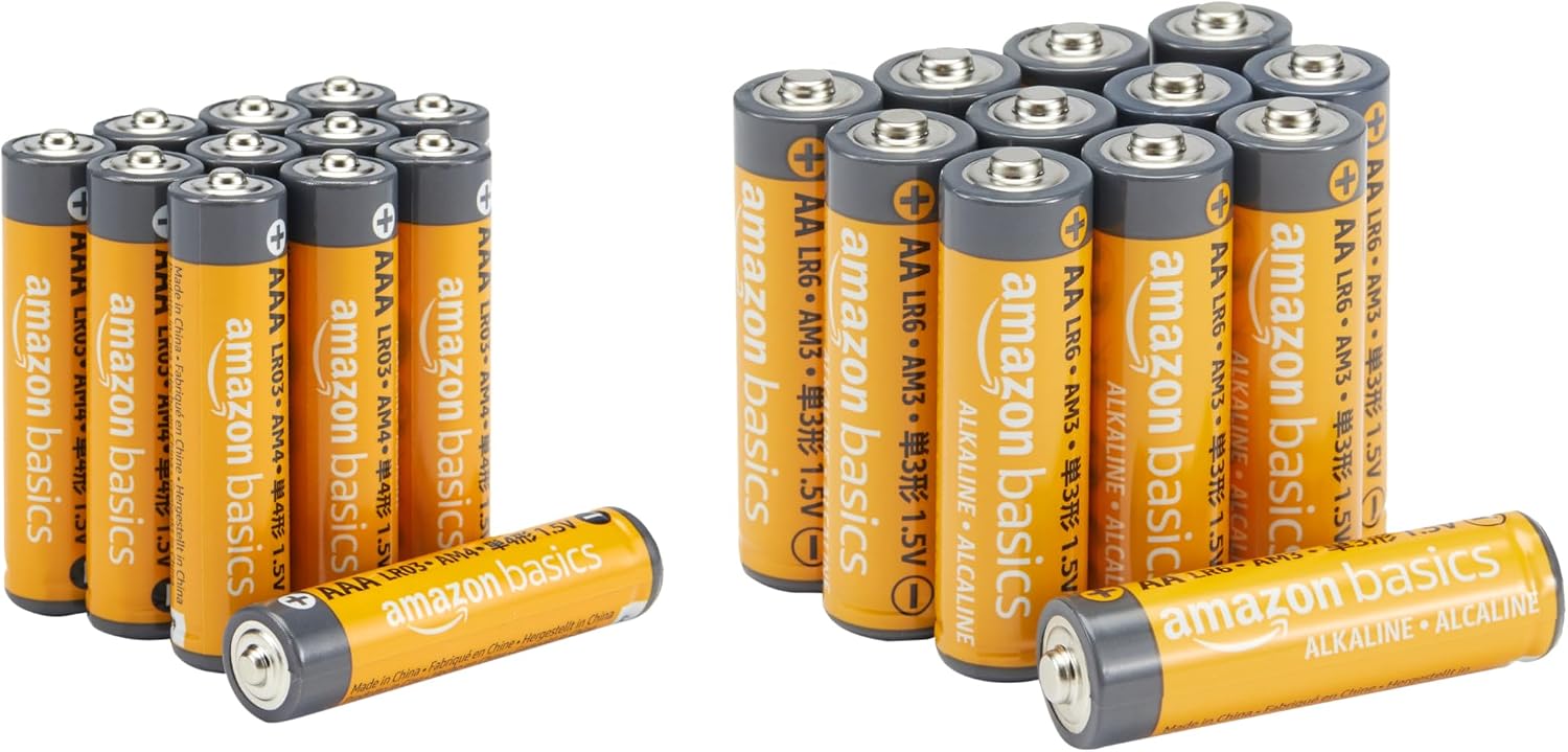 Amazon Basics AA/AAA Alkaline Batteries