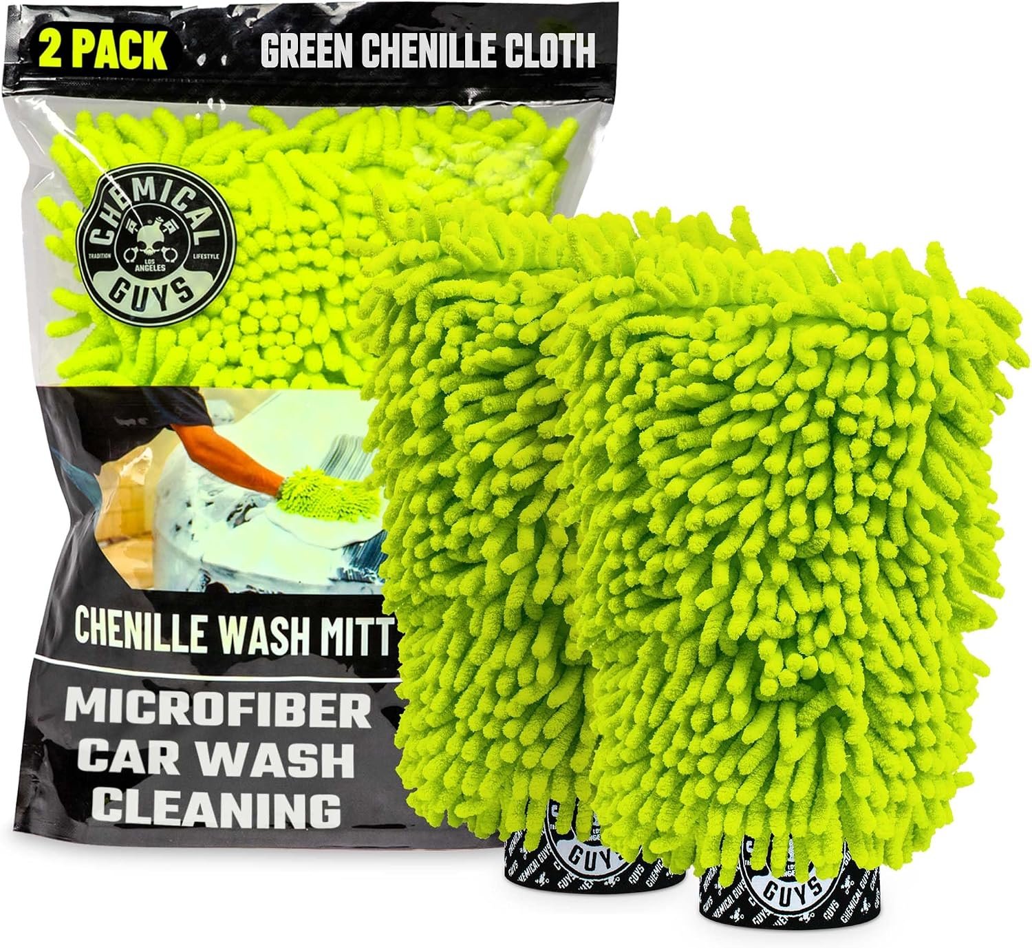 Amazon Basics Microfiber Wash Mitts