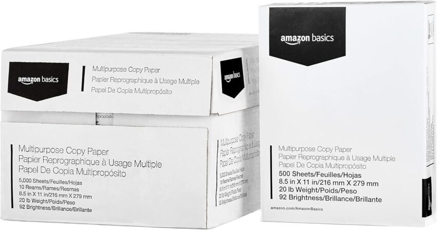Amazon Basics 20lb Copy Printer Paper