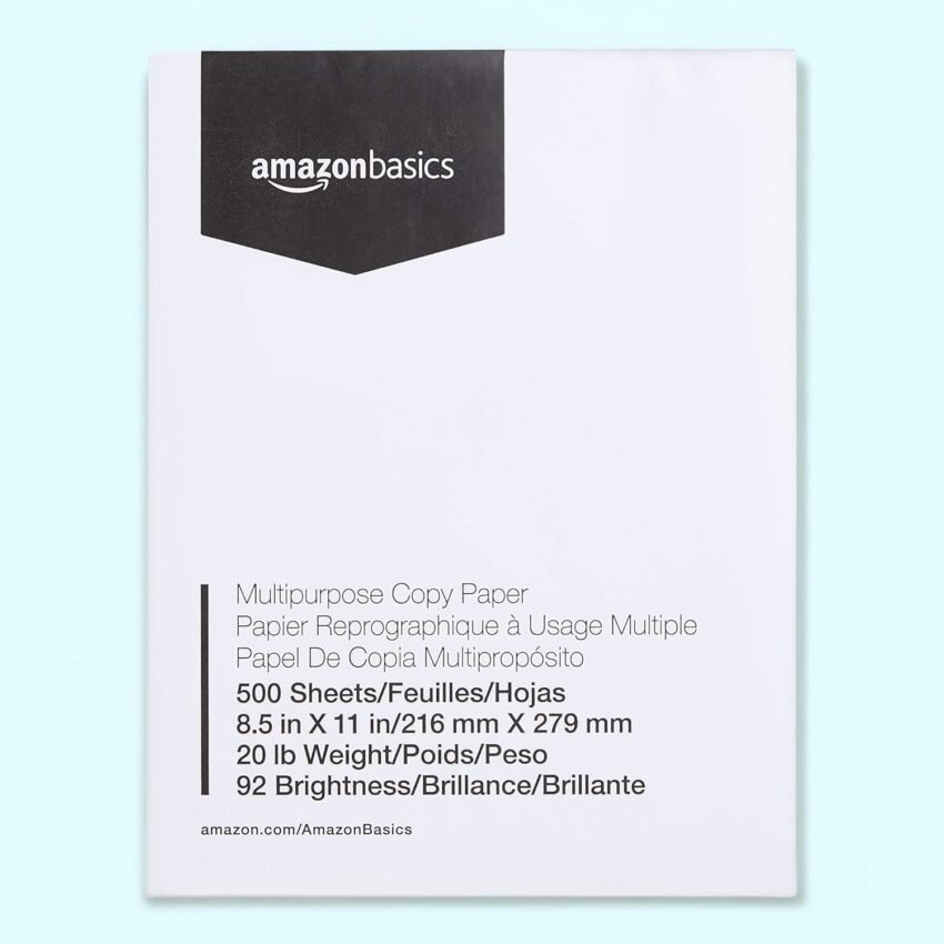 Amazon Basics 20lb Copy Printer Paper