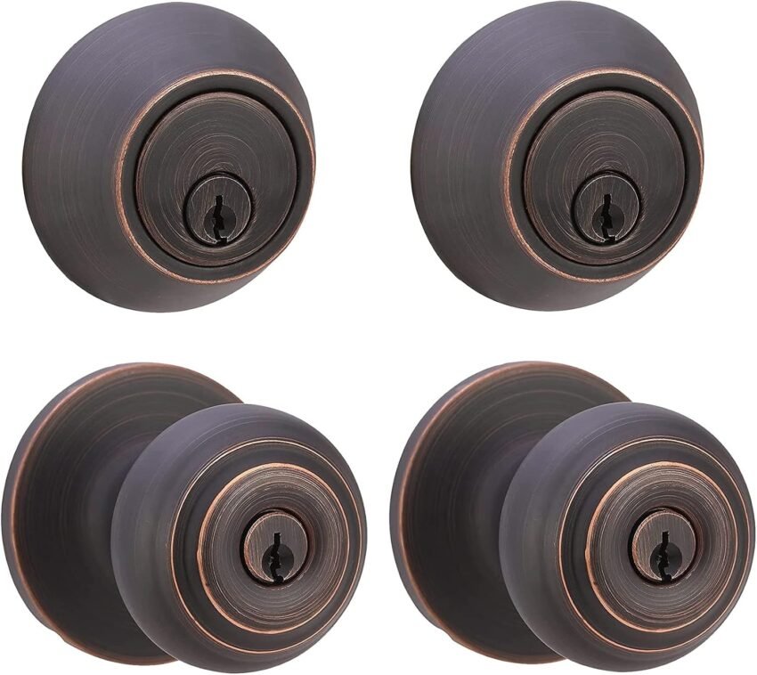 Amazon Basics Door Lock Knobs