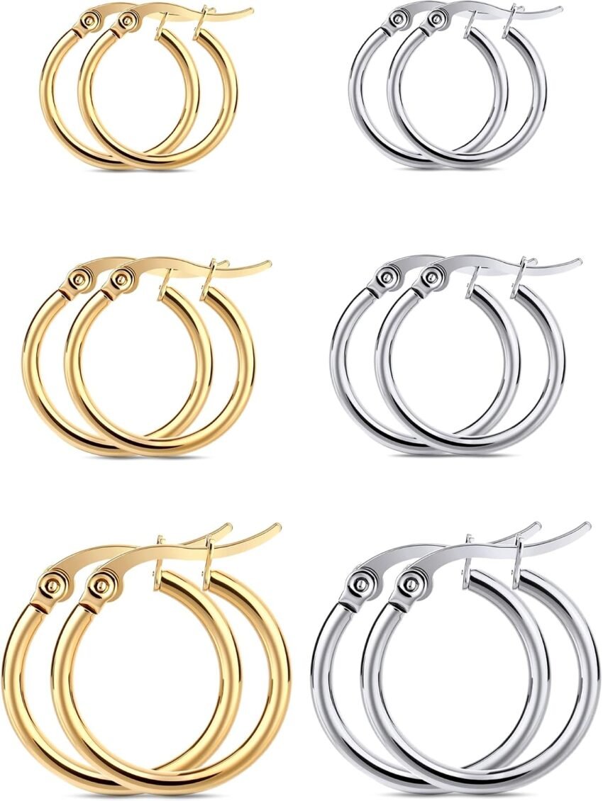Amazon Essentials Hoop Earrings