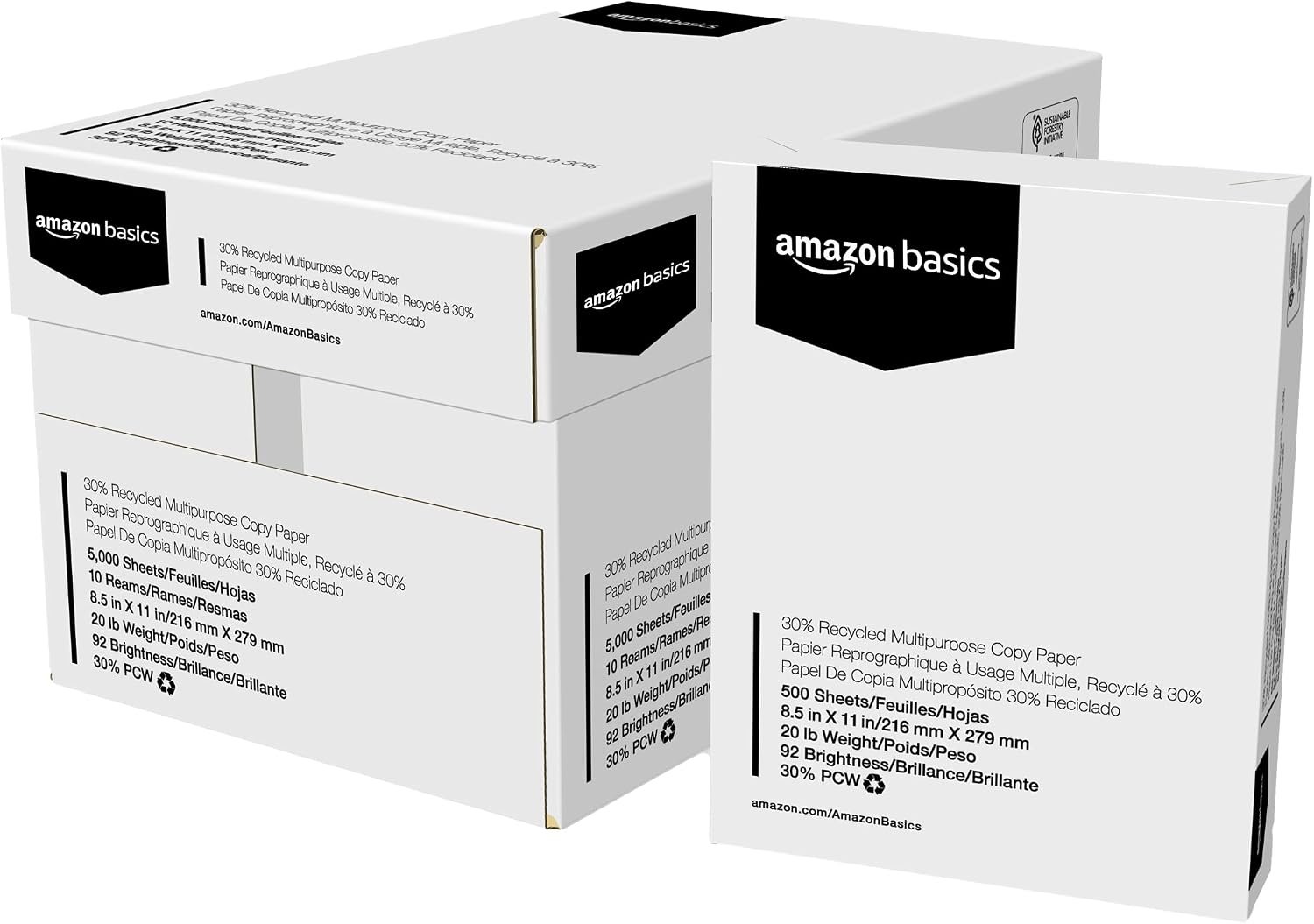 Amazon Basics 20lb Copy Printer Paper