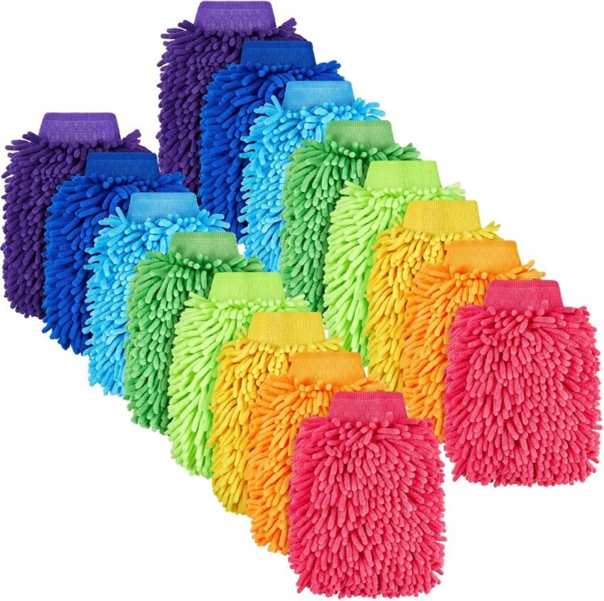 Amazon Basics Microfiber Wash Mitts