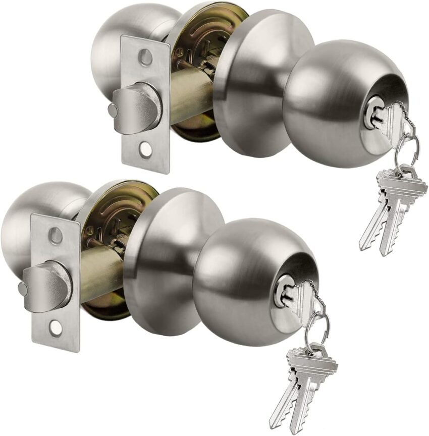 Amazon Basics Door Lock Knobs