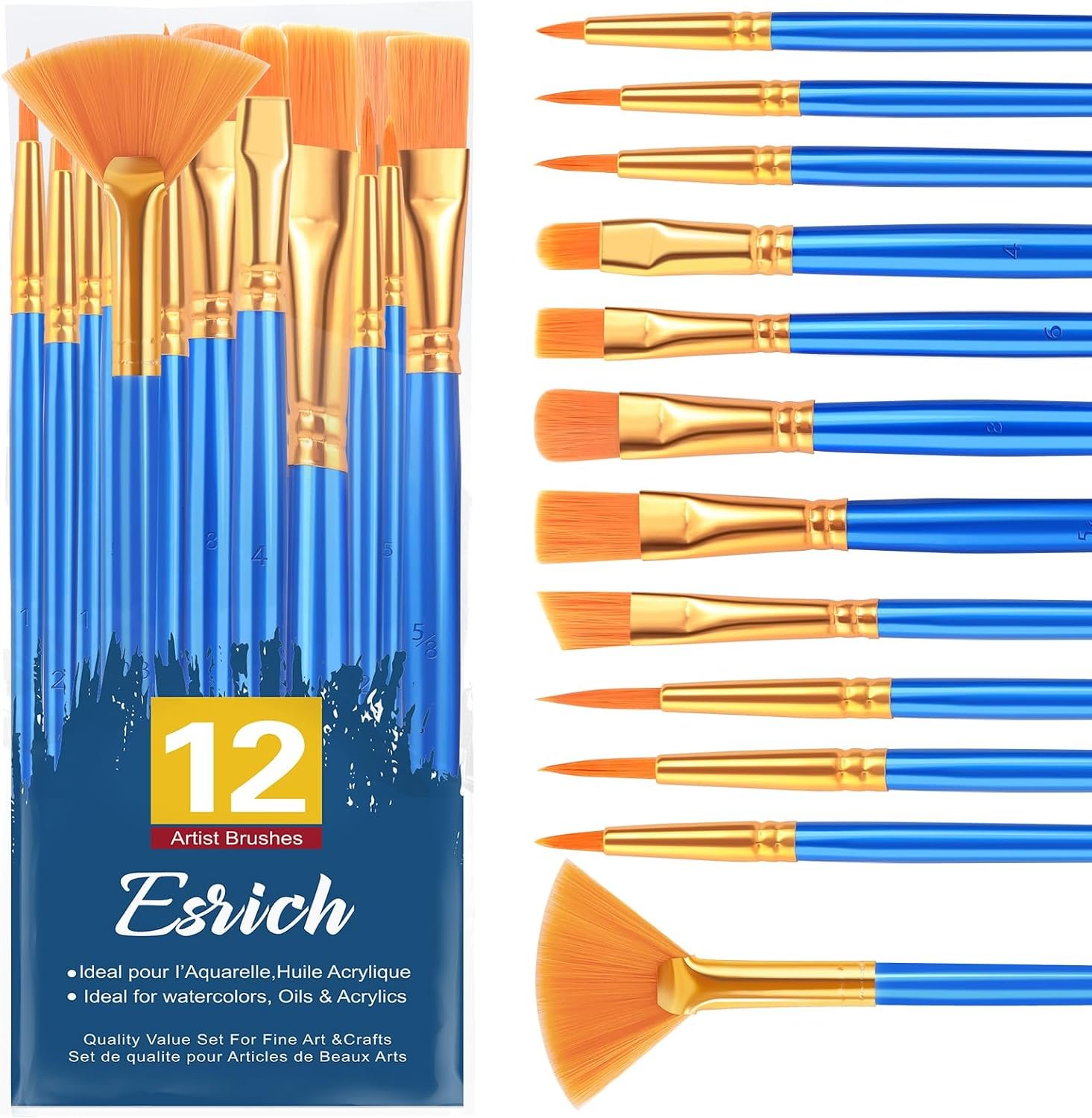 Amazon Basics Paint Brush Sets