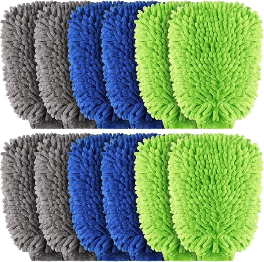 Amazon Basics Microfiber Wash Mitts