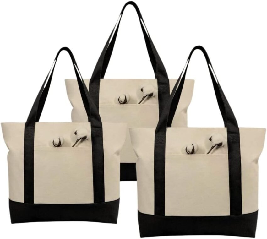 Amazon Essentials Canvas Totes